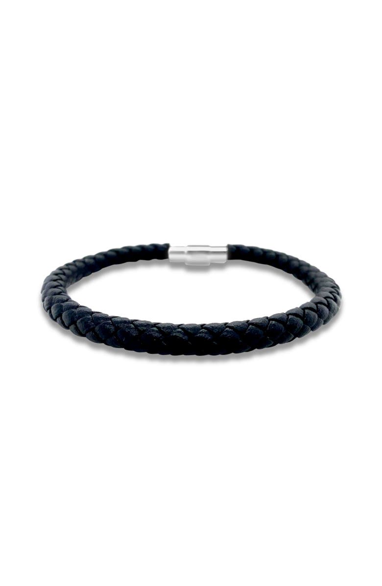 Anna Zuckerman Tendril Braid Men's Cuff, Alternate, color, Black