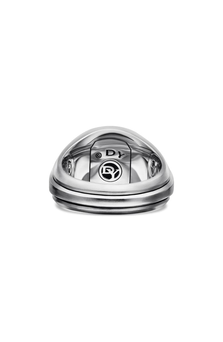 David Yurman Deco Signet Ring with Black Onyx, Alternate, color,