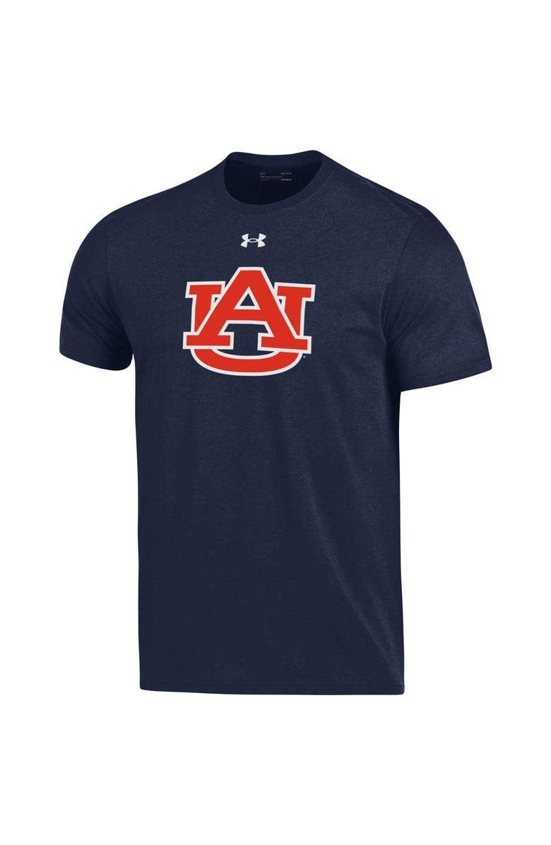 Under Armour Men's Under Armour Navy Auburn Tigers School Logo Cotton T-Shirt, Alternate, color,