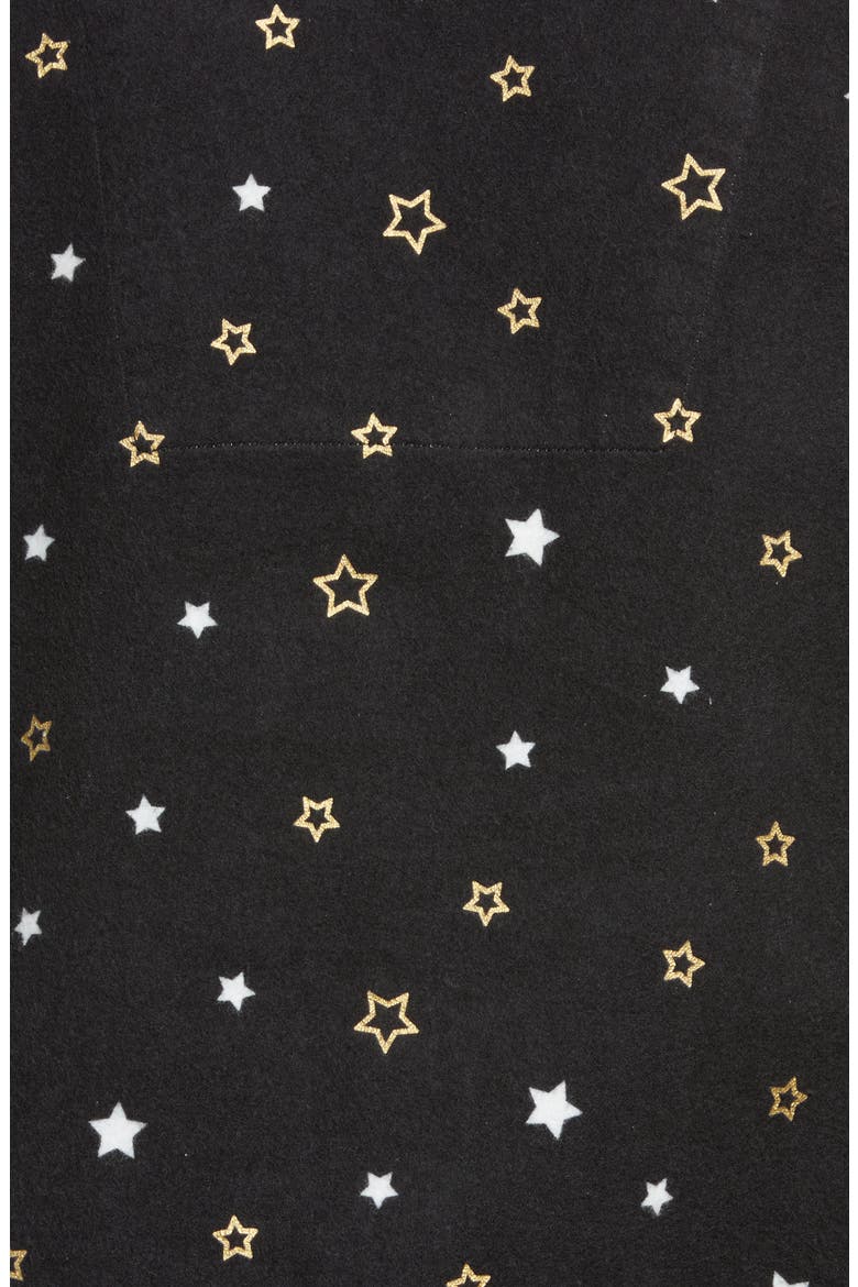 Flannel Pajamas with Headband, Alternate, color, SMOKE