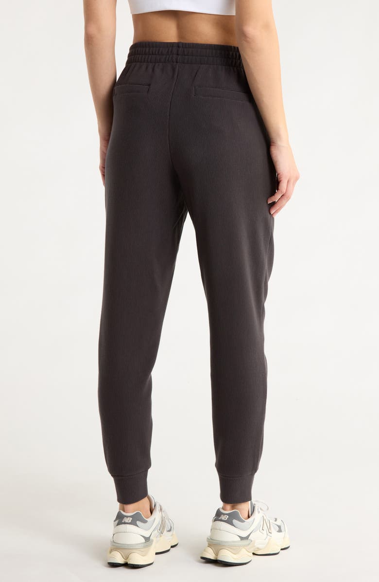 APANA Eden Ottoman Ribbed Joggers, Alternate, color, Dark Washed Grey