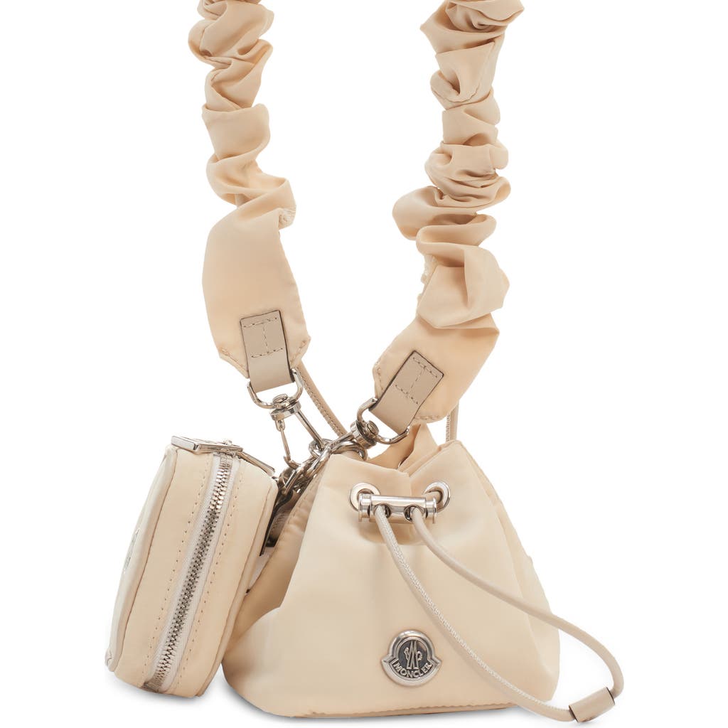 Moncler Double Pouch Top Handle Bag In White