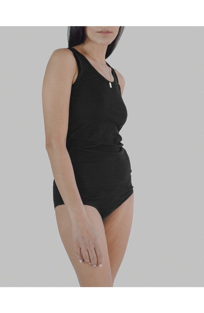 ODDOBODY Organic Cotton Mid-rise Brief, Alternate, color, Midnight