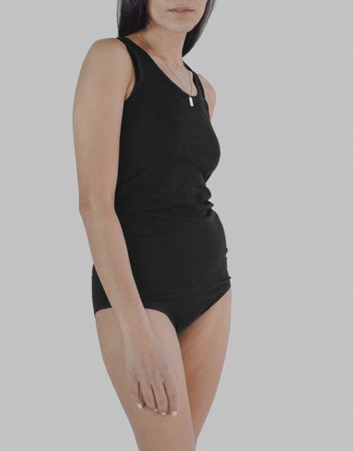 Oddobody Organic Cotton Mid-rise Brief In Midnight