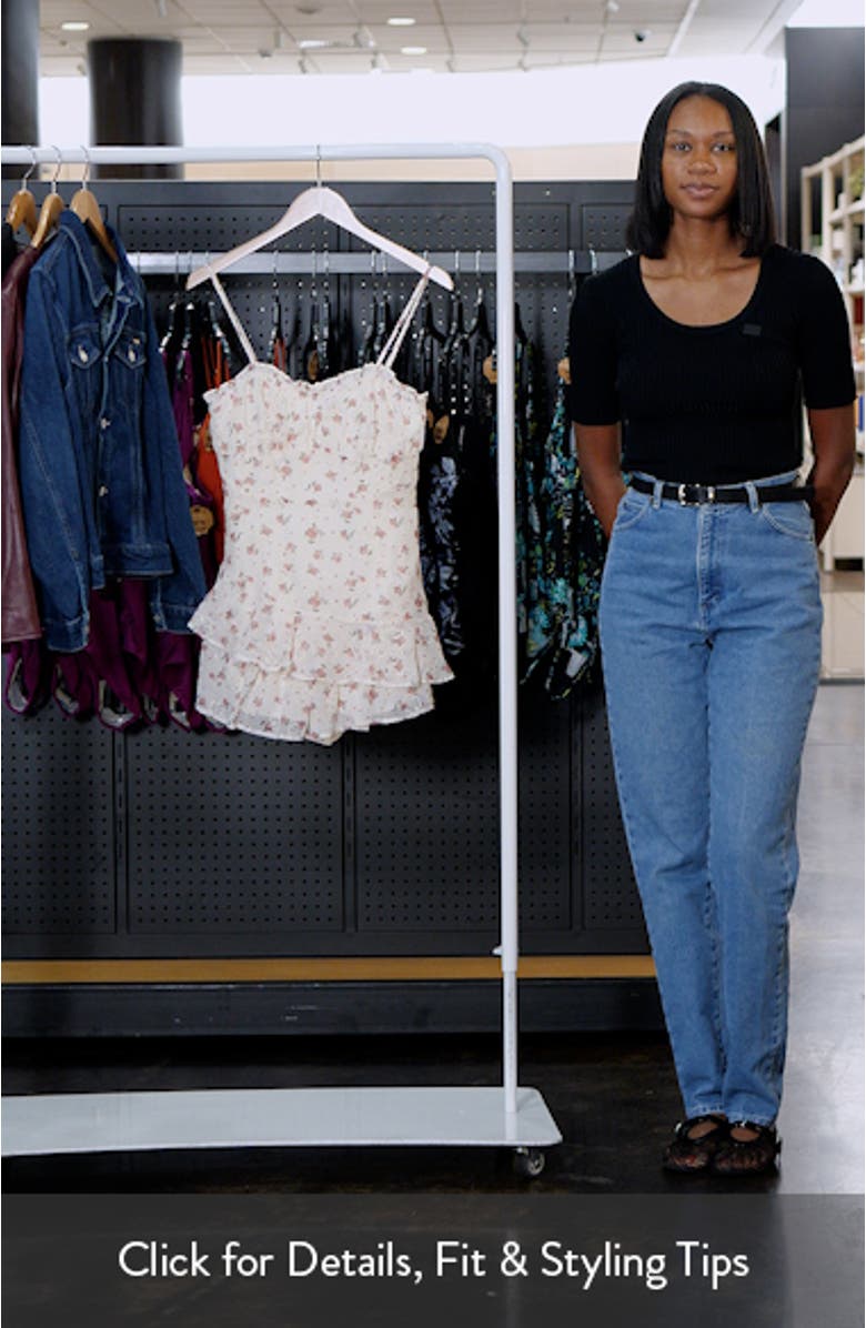 Maris Floral Skirted Romper, sales video thumbnail