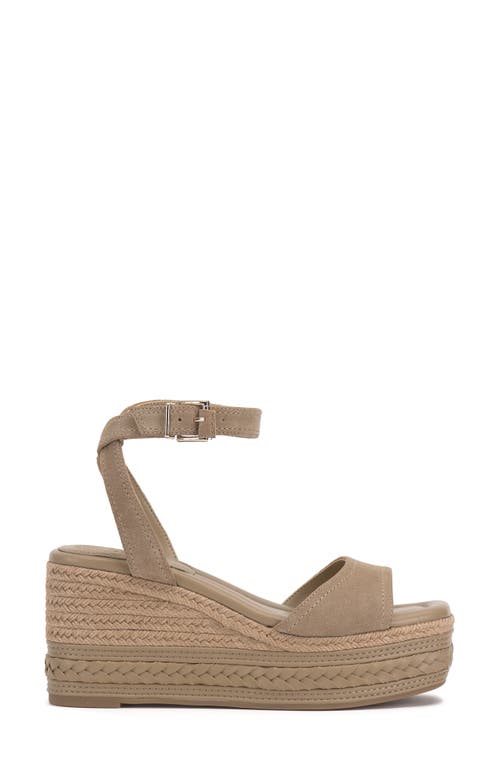 Vince Camuto Women's Lilla Espadrille Wedge Sandals In Tortilla Suede
