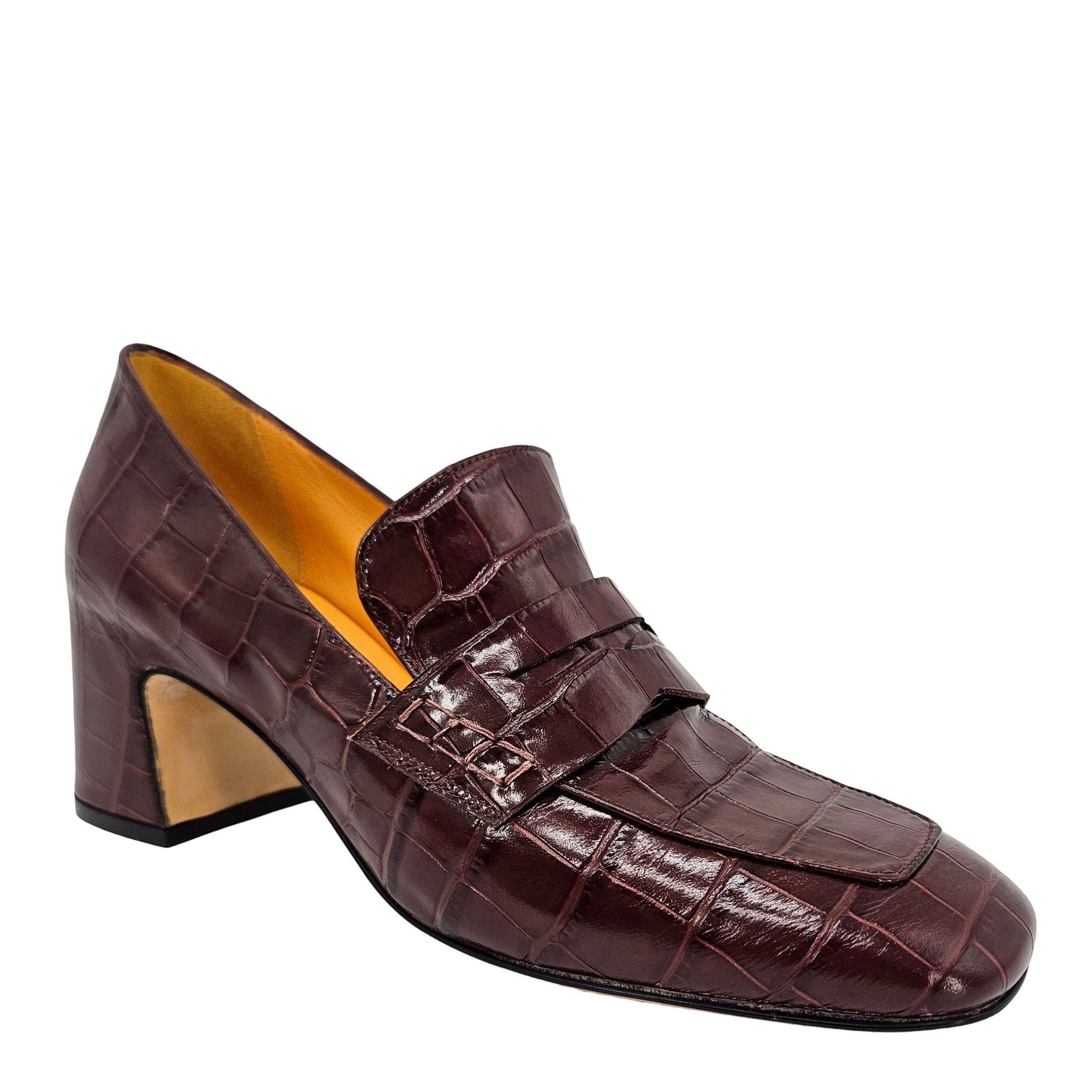 Heel Moc Croc Loafer - image 4