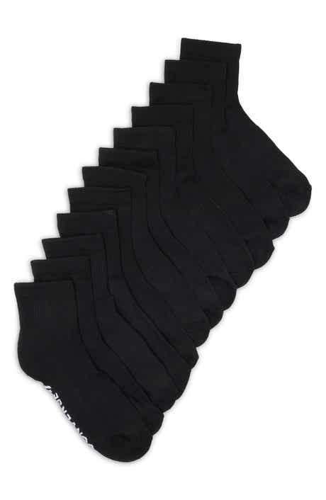 Foundational 6-Pack Quarter Crew Socks