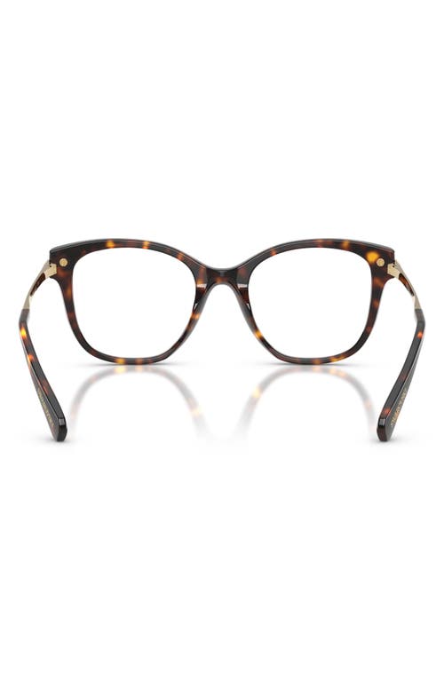 Swarovski 49mm Crystal Embellished Square Optical Glasses