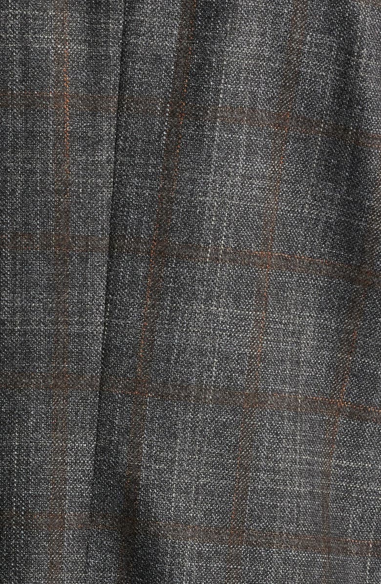 Peter Millar Windowpane Check Wool & Silk Blend Sport Coat, Alternate, color, 
