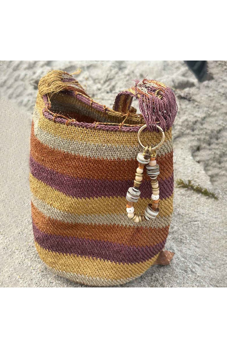 By Lilla Seashell Bagcharm, Alternate, color, Multi