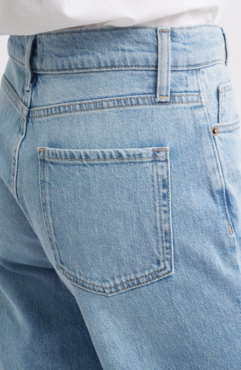 Nordstrom High Waist Wide Leg Crop Jeans, Alternate, color,