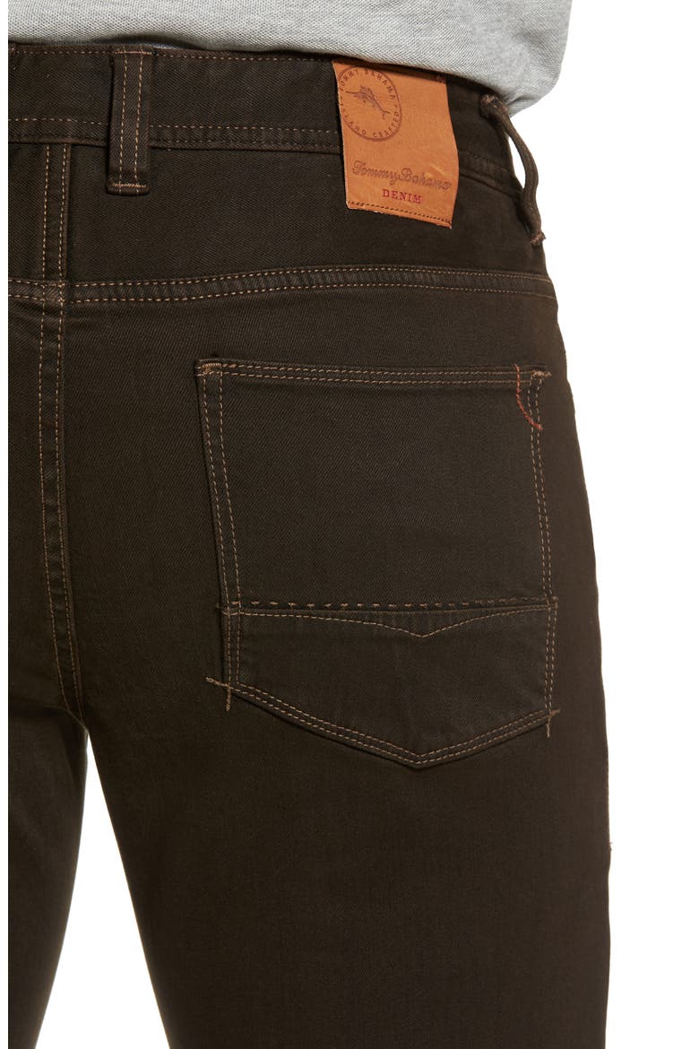 Sand Straight Leg Jeans, Alternate, color, COFFEE OVERDYE