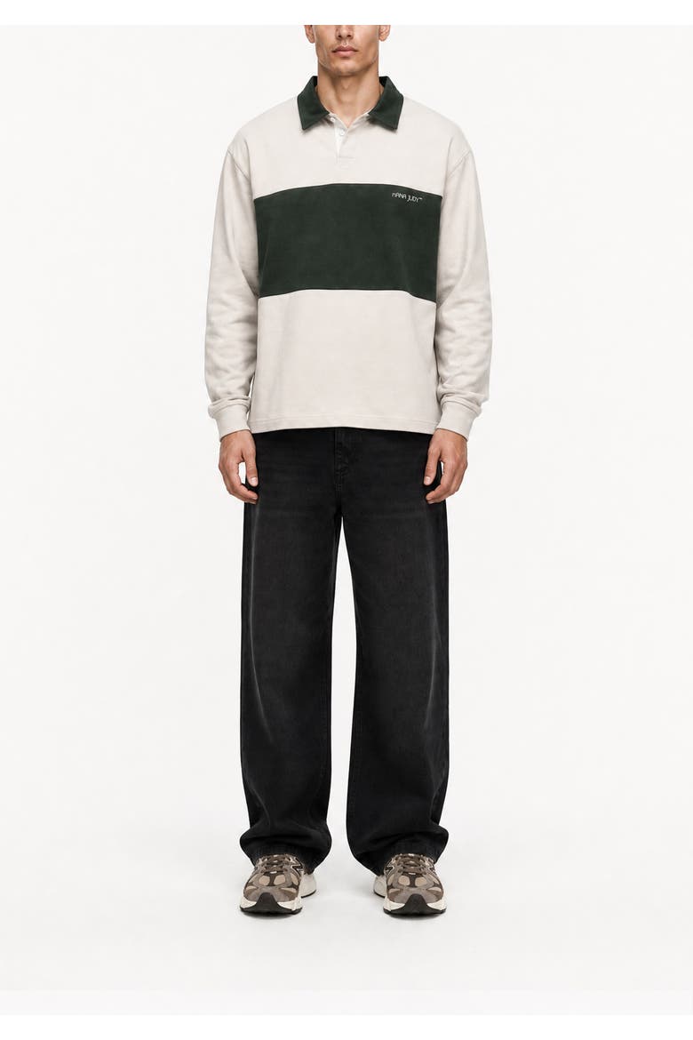 Le Val Rugby Polo, Alternate, color, bone emerald