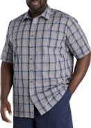 Synrgy by DXL Big & Tall Large Plaid Sport Shirt