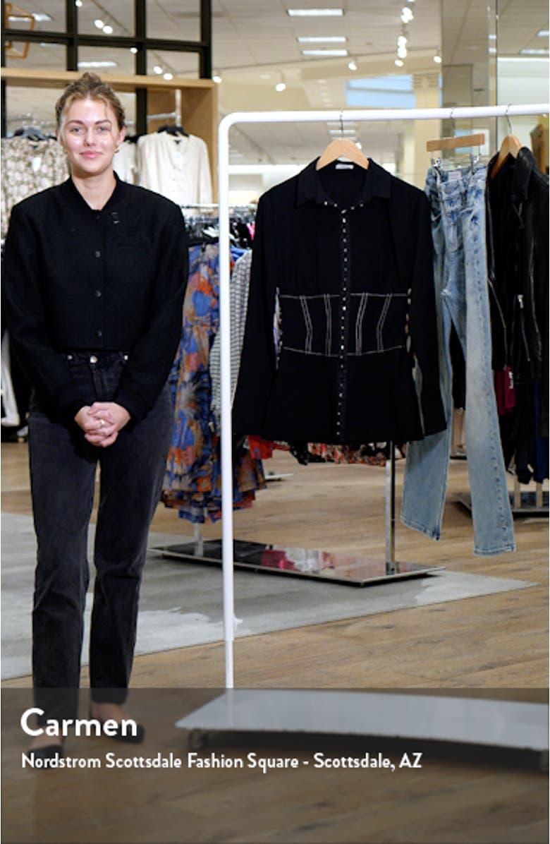 Long Sleeve Corset Shirt, sales video thumbnail