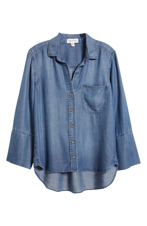 Cloth & Stone Denim Shirt In Blue