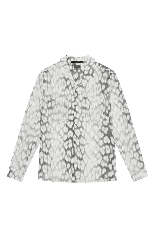 Ksubi Leo Portal Resort Button-up Resort Shirt In White