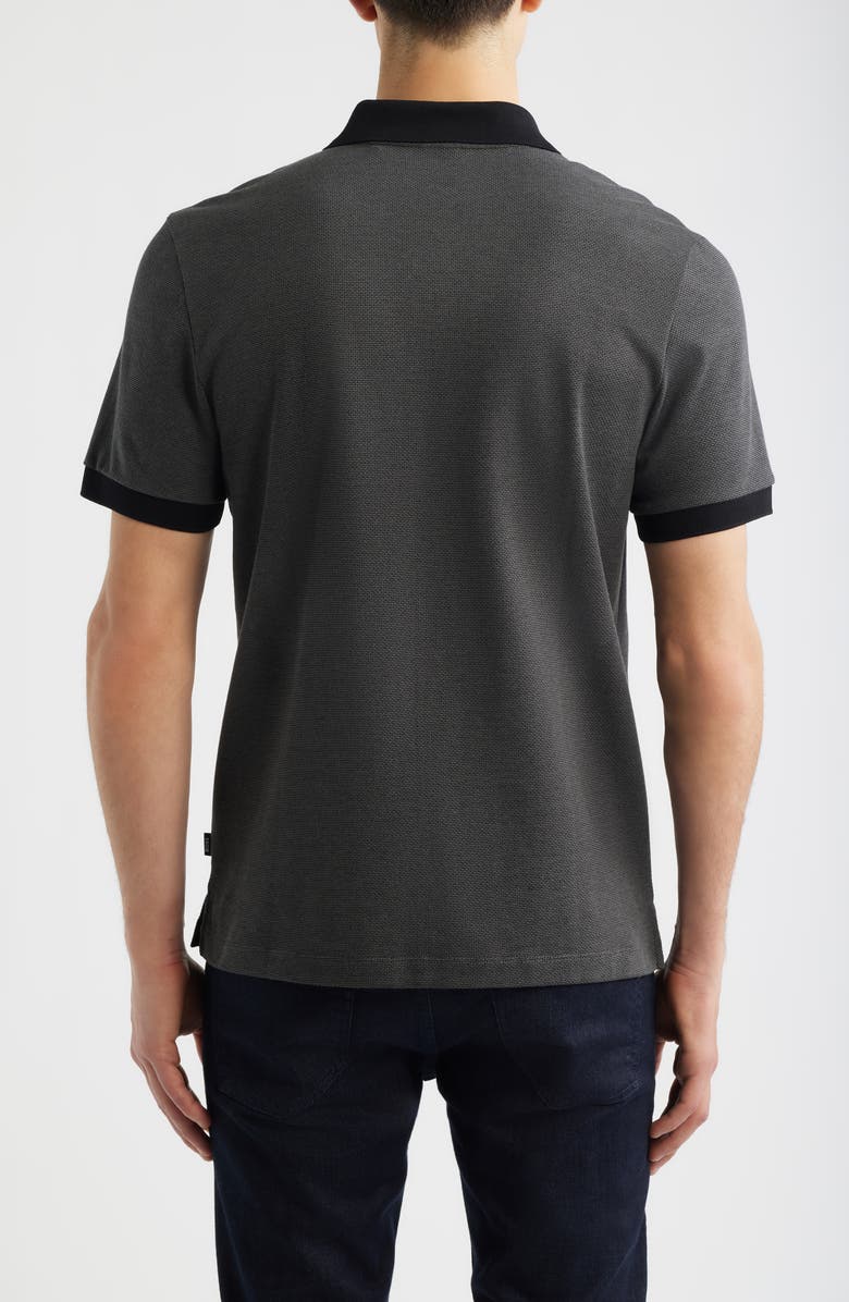 BOSS Parlay Cotton Piqué Polo, Alternate, color, Black