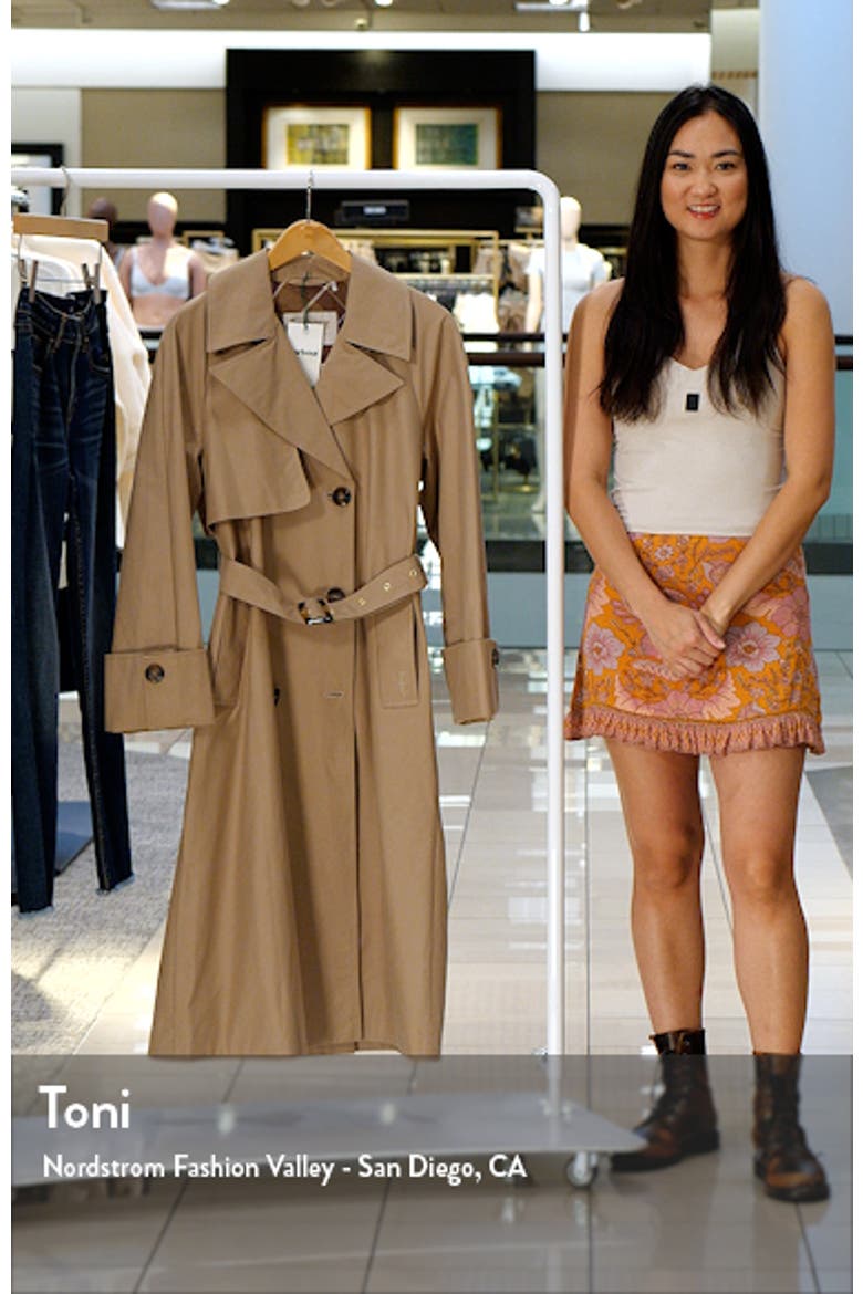 Gwyn Water Resistant Trench Coat video