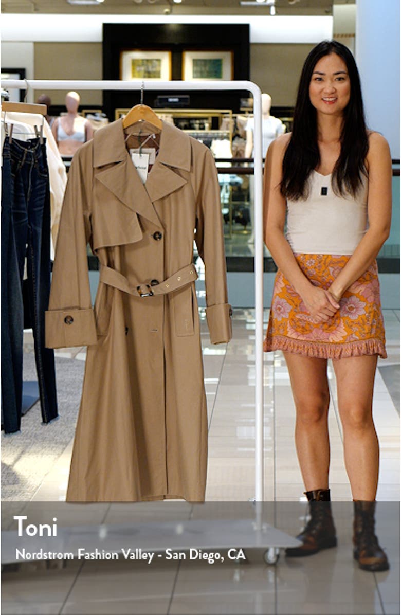 Gwyn Water Resistant Trench Coat, sales video thumbnail