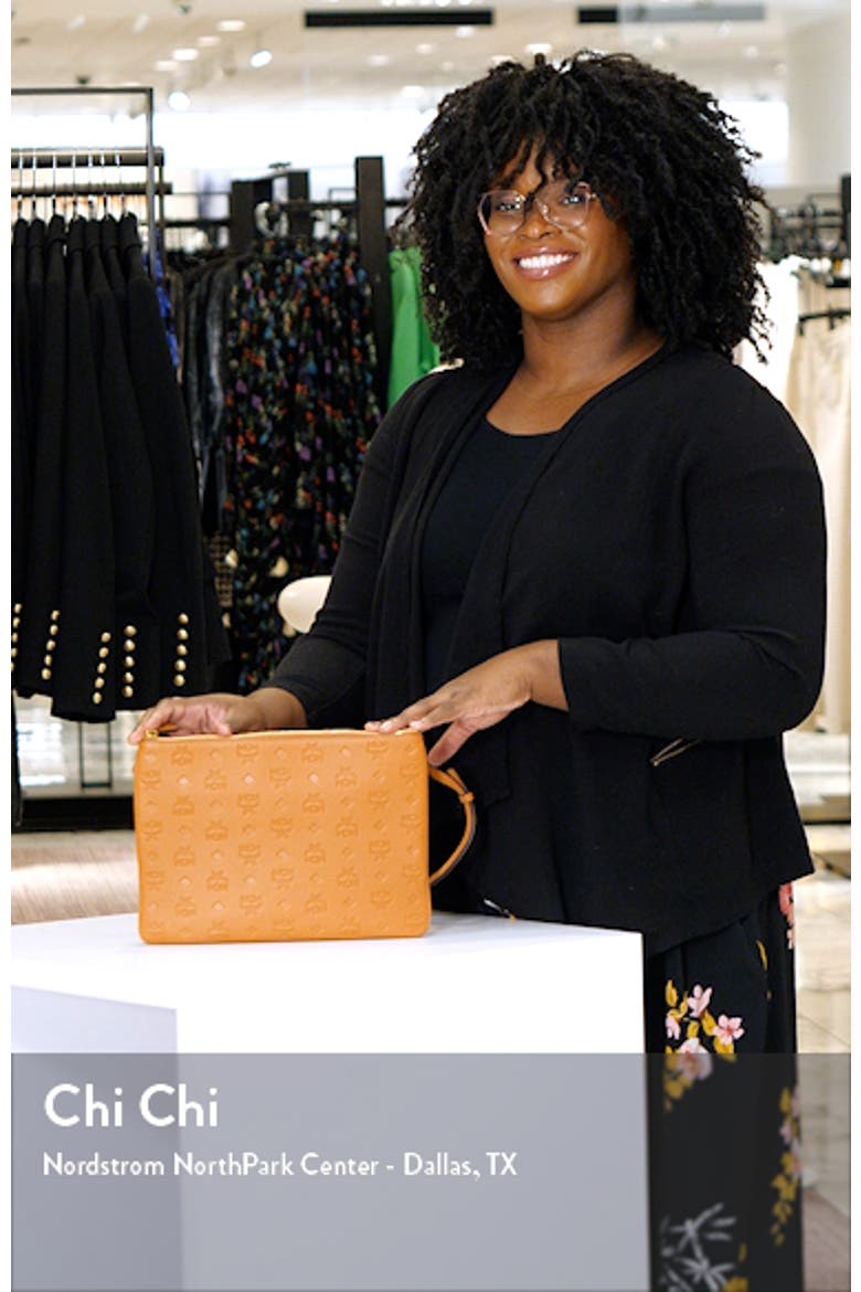 Klara Monogram Leather Crossbody Pouch video