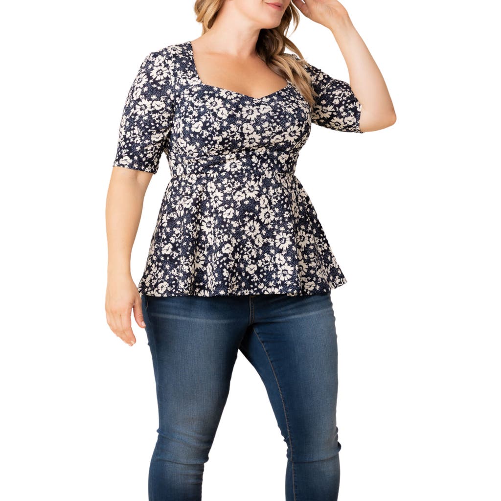 Shop Kiyonna Posh Peplum Top