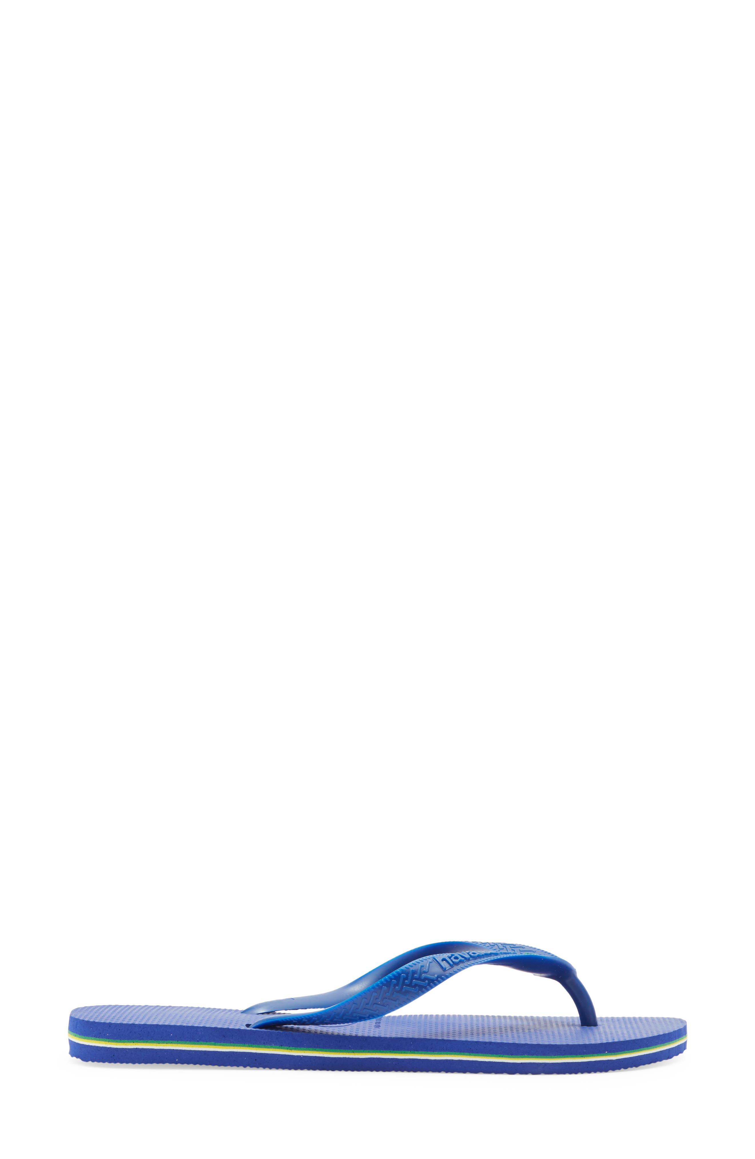 Brazil Logo Flip Flop, Alternate, color, MARINE BLUE