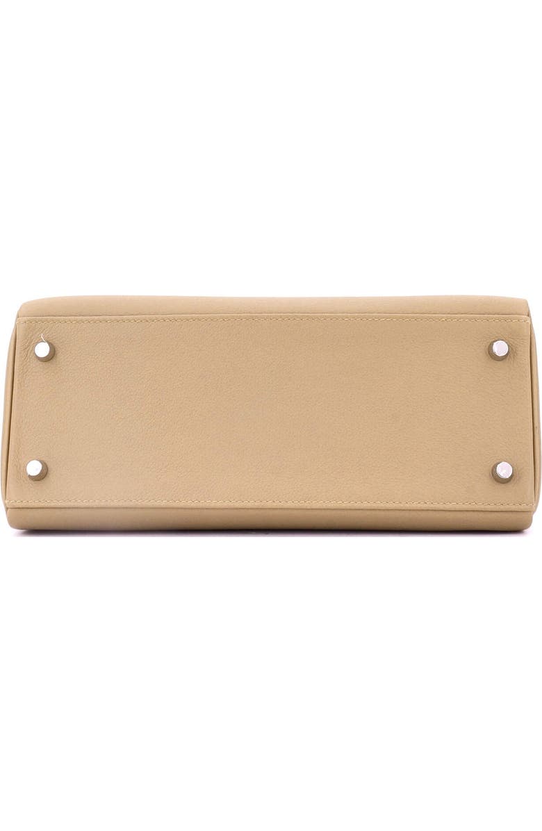 Pre-Owned Hermes Kelly Handbag Brown Evercolor with Palladium Hardware 28, Alternate, color, Poussiere