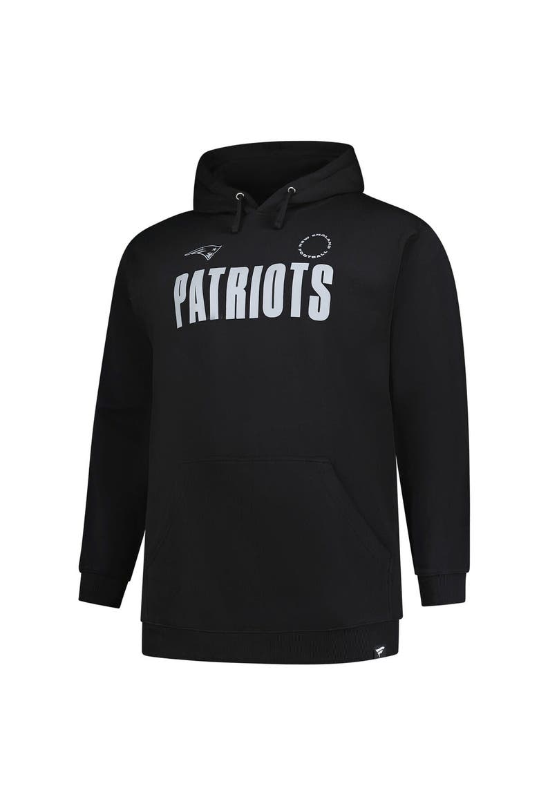 Men's Fanatics Black New England Patriots Big & Tall Chip Shot Hoodie, Alternate, color, Black