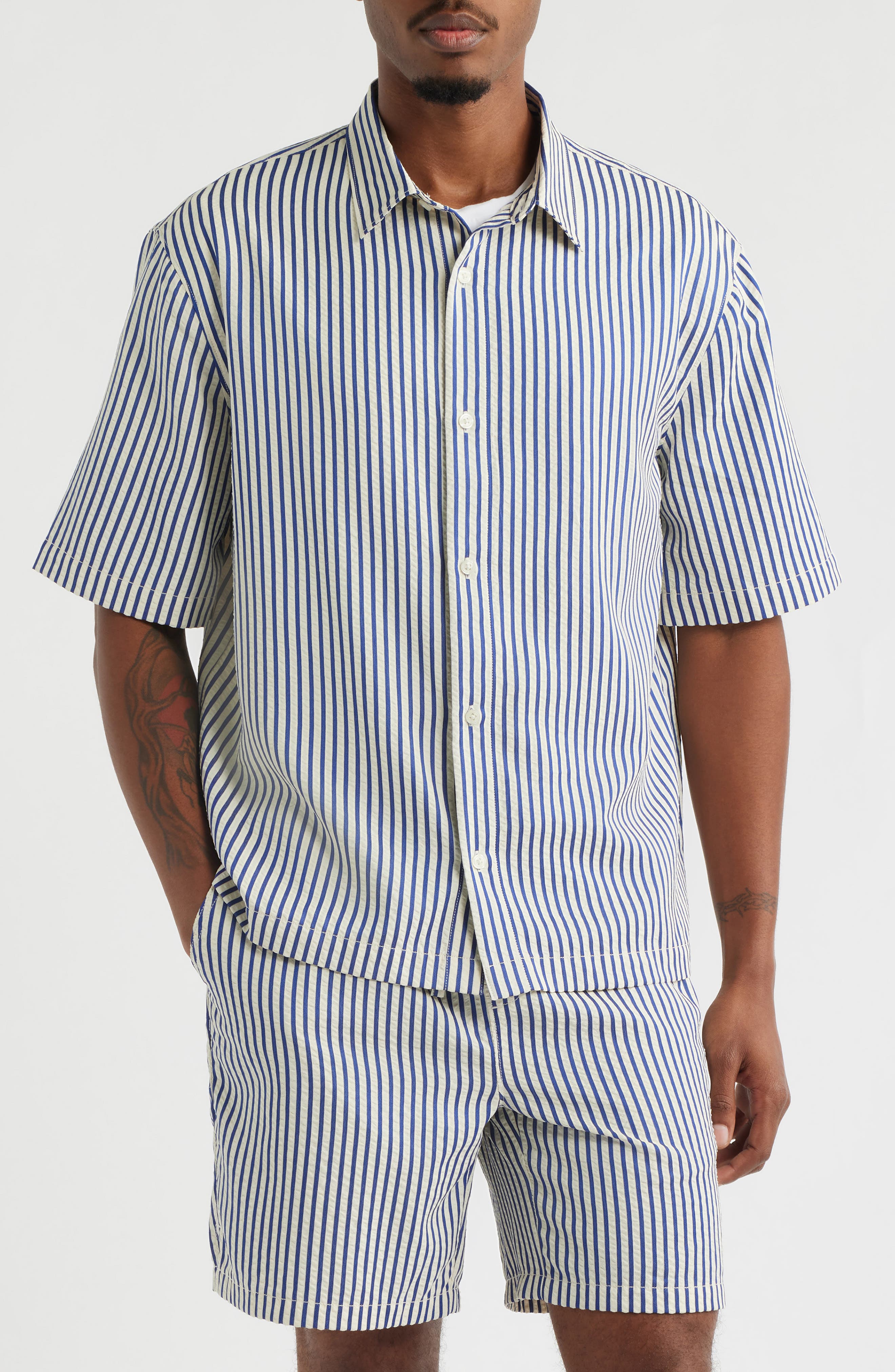 selected BLUE HEADER STRIPE