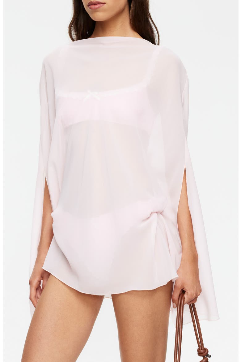 Aura Poncho, Alternate, color, BUBBLEGUM