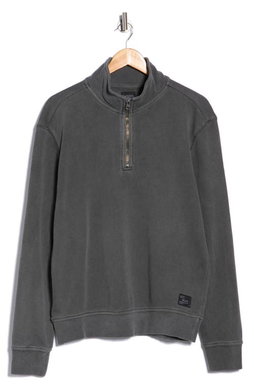 Union Bronn French Terry Quarter Zip Sweatshirt In Gray
