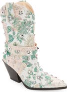 AZALEA WANG Diligent Embroidered Western Boot