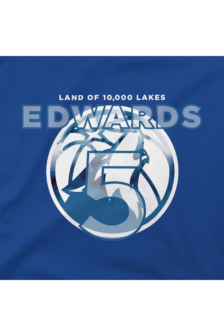 Unisex Stadium Essentials Anthony Edwards Royal Minnesota Timberwolves 2023/24 City Edition Player Graphic T-Shirt, Alternate, color, Royal