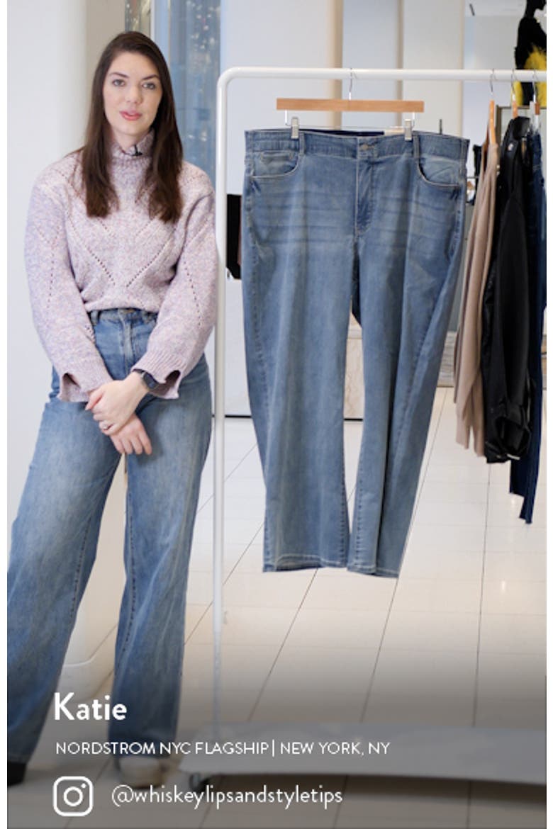 Waist Match Major Wide Leg Jeans video