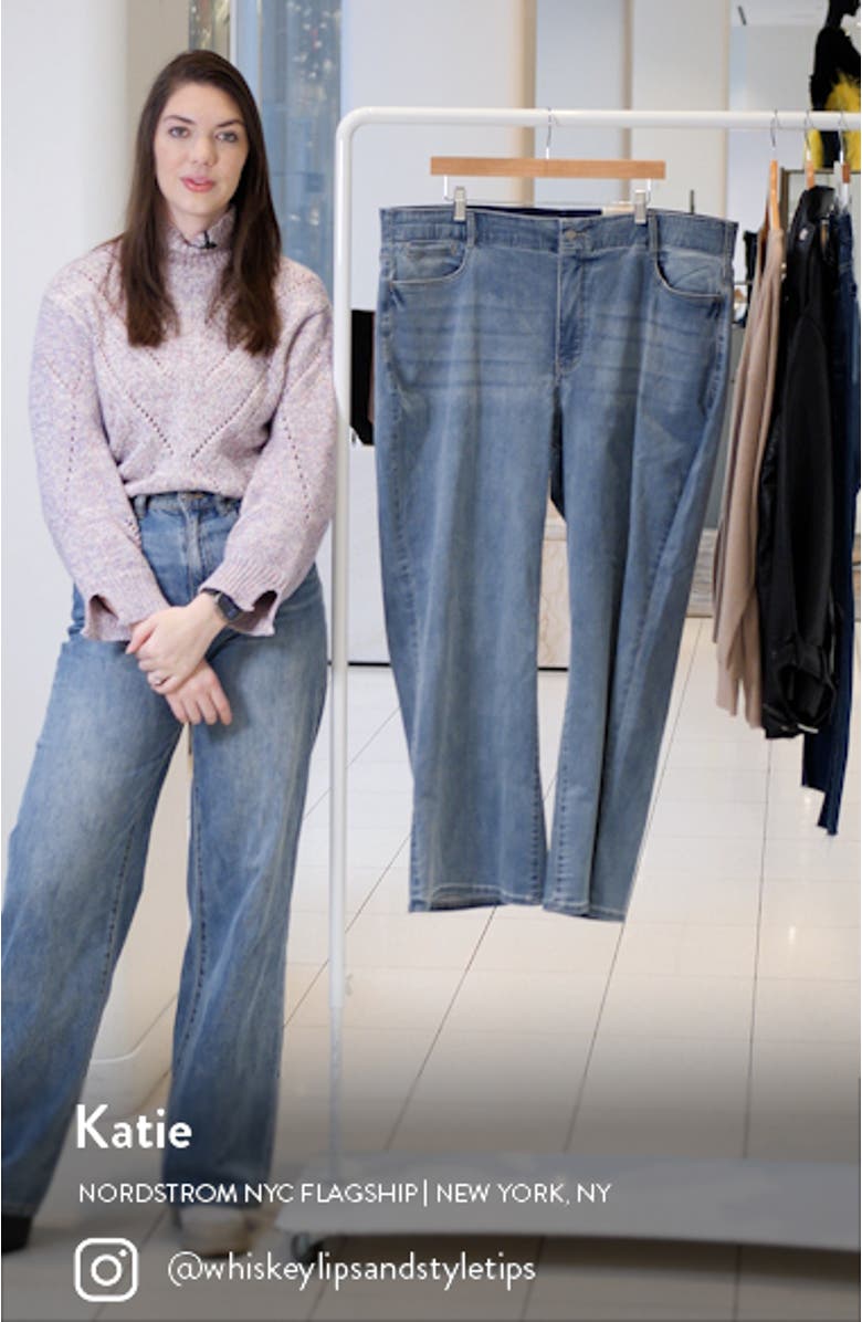 Waist Match Major Wide Leg Jeans, sales video thumbnail