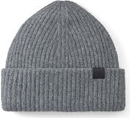 Mulberry Chunky Ribbed Beanie