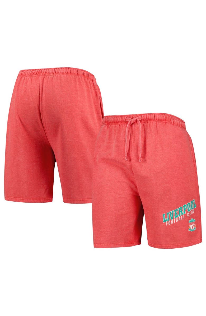 CONCEPTS SPORT Men's Concepts Sport Red Liverpool Jam Fleece Shorts, Main, color, 