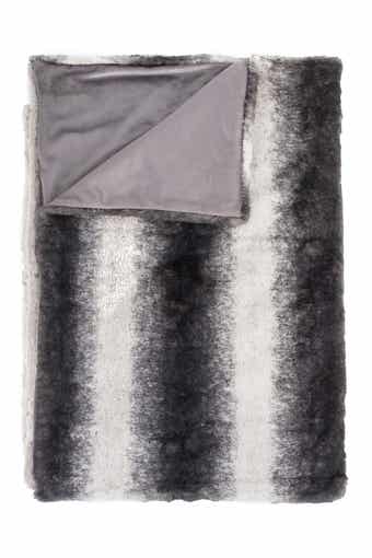 LUXE Irving Faux Fur Throw Blanket