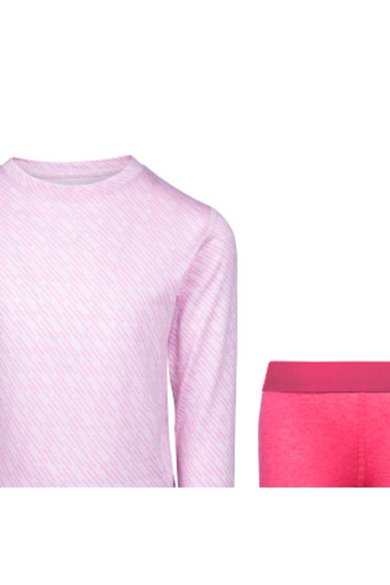 Childrens/kids Alec Base Layer Set, Alternate, color, Rose