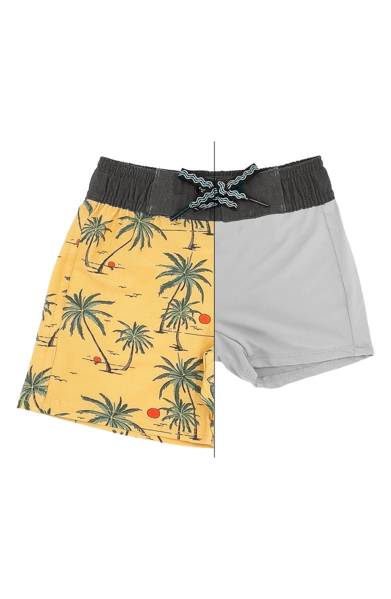 Feather 4 Arrow Sun Tropics Board Shorts, Alternate, color, 