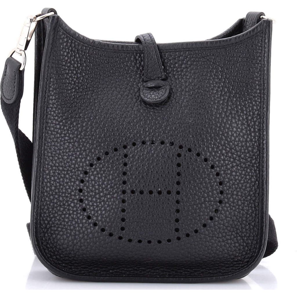 Pre-owned Hermes Hermes Evelyne Bag Gen Iii Clemence Tpm In Black
