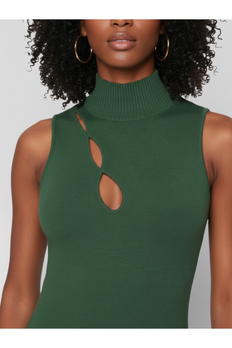 Chai Mock Neck Sweater Dress, Alternate, color, Spruce