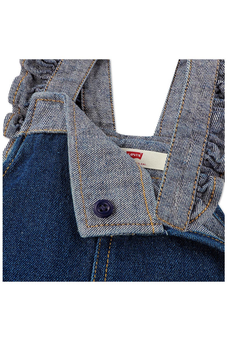 Bodysuit & Two-Tone Denim Dress Set, Alternate, color, Y37MELLOW