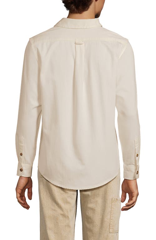 LANDS' END LANDS' END SAILCLOTH OVERSHIRT 