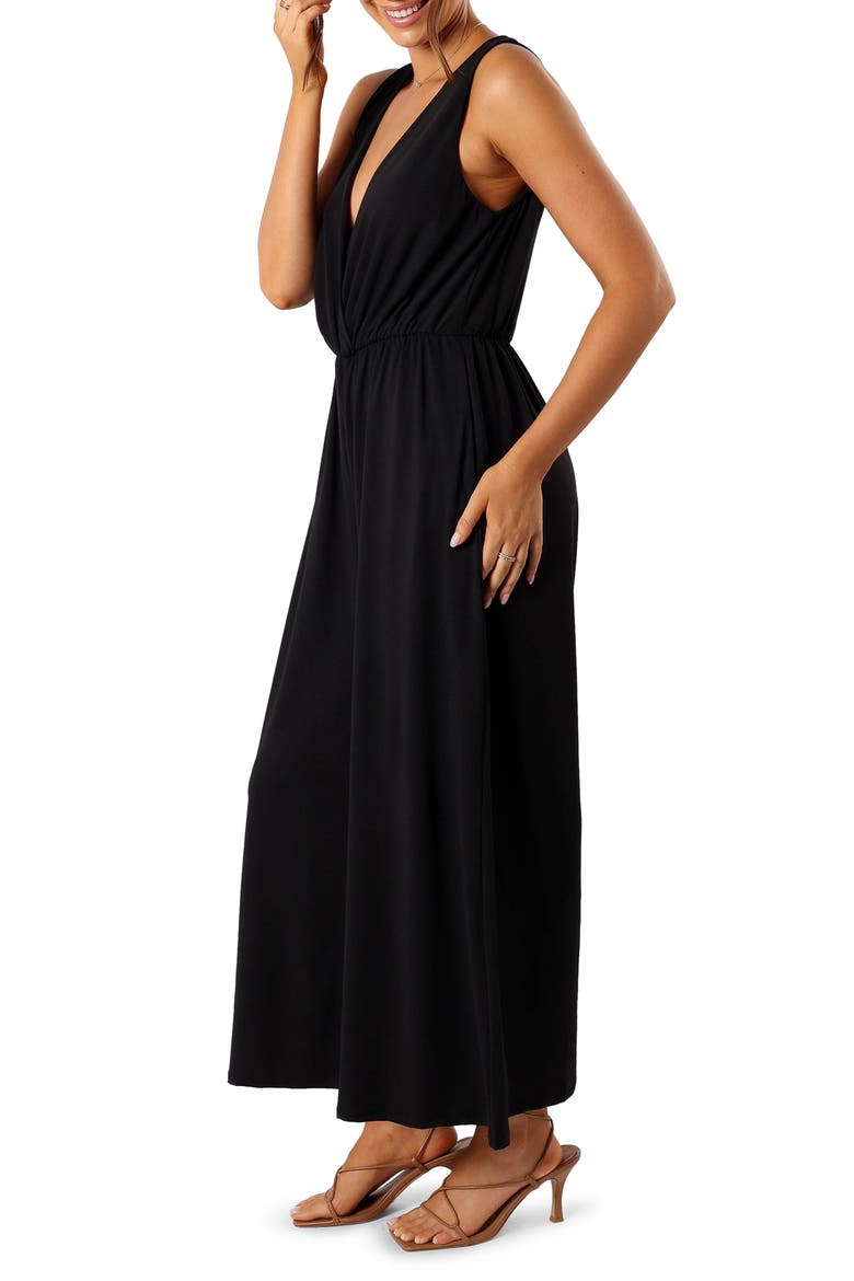 Miya Wide Leg Jumpsuit, Alternate, color, BLACK