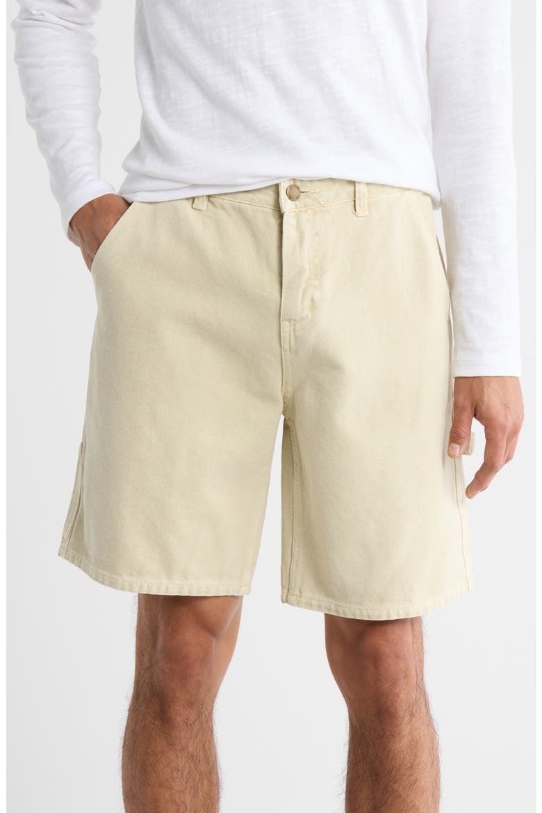 Carpenter Shorts, Main, color, WHITE ASPARAGUS