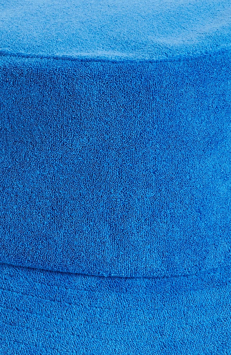 Lack of Color Wave Cotton Terry Cloth Bucket Hat, Alternate, color, Cobalt
