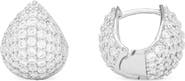 Melinda Maria Lil Norah Pav Huggie Hoop Earrings